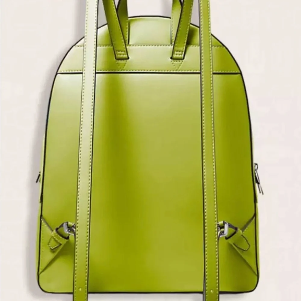 Michael Kors Large Jaycee Pebble Leather Backpack - Picture 8 of 9